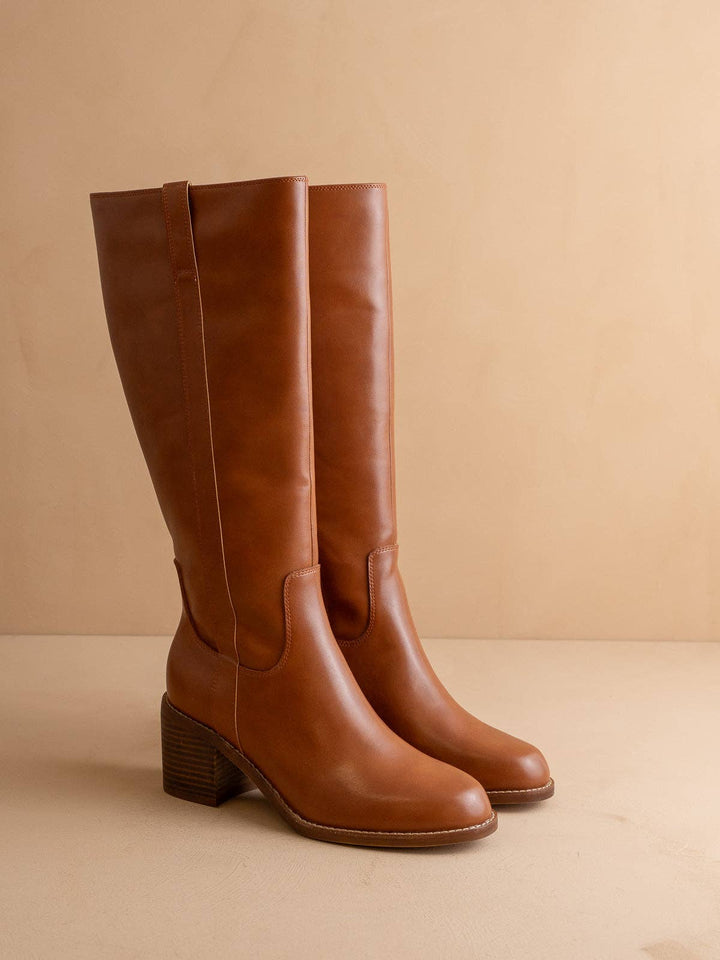 The Harriet | Brown Tall Riding Boot