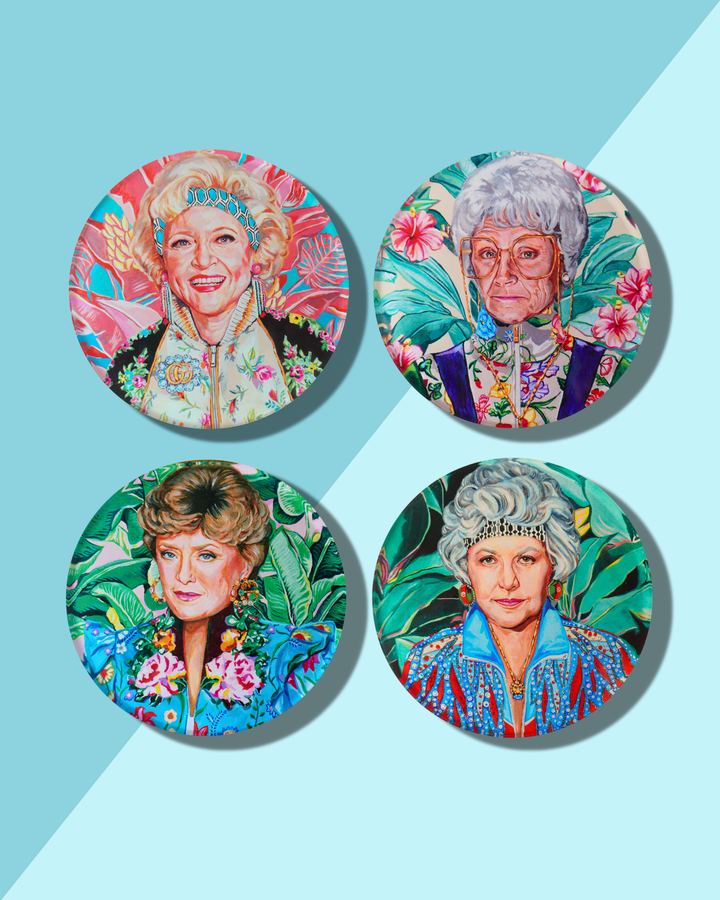 Tart By Taylor - Golden Gals (Set of 4) Coasters