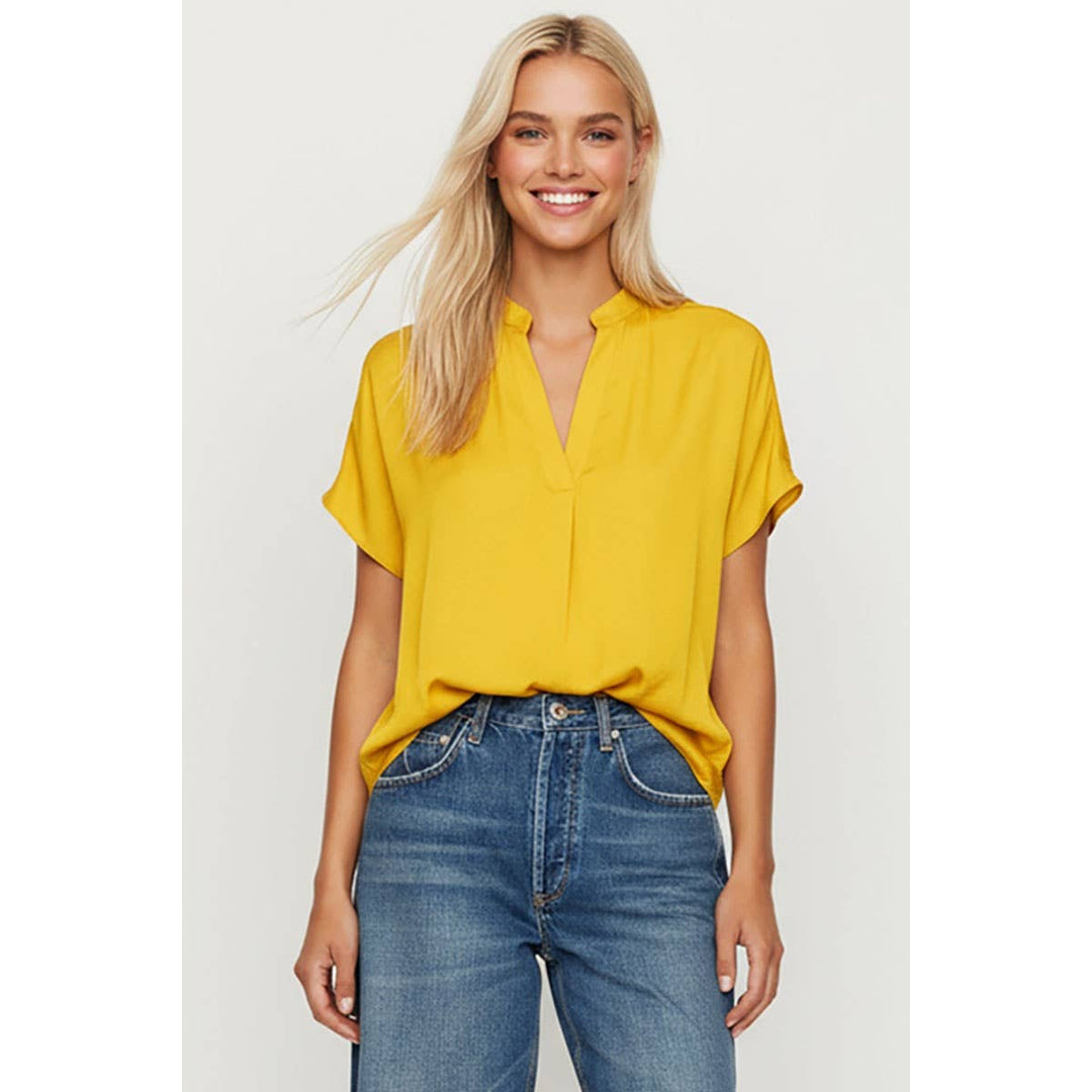 Drop Shoulder Regular Blouse