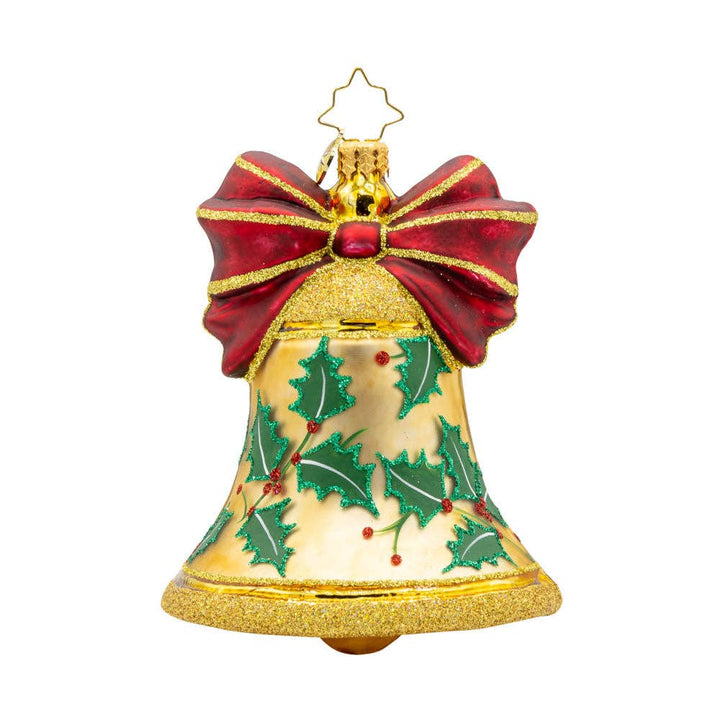 Holiday Glass Ornament – Bell Bliss