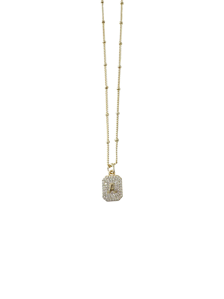 Gemelli Elliot Initial Necklace