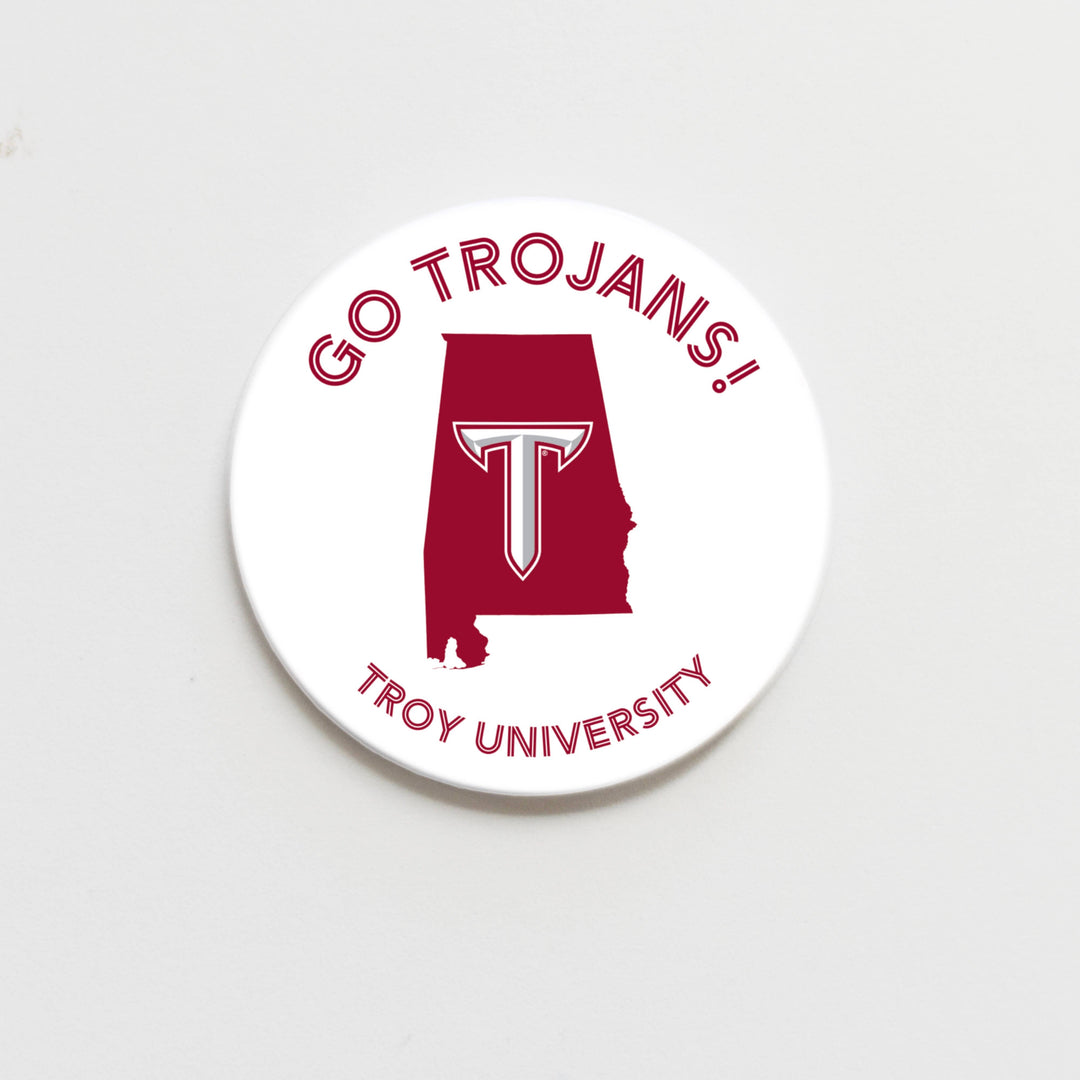 Troy University Fan Game Day Button