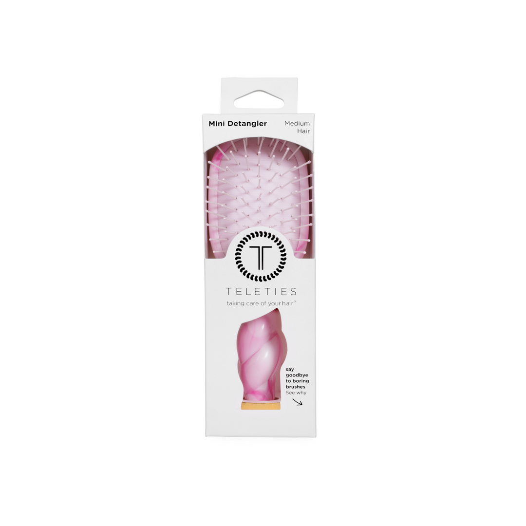 TELETIES - Mini Detangler Brush | Medium | Pinch Me!