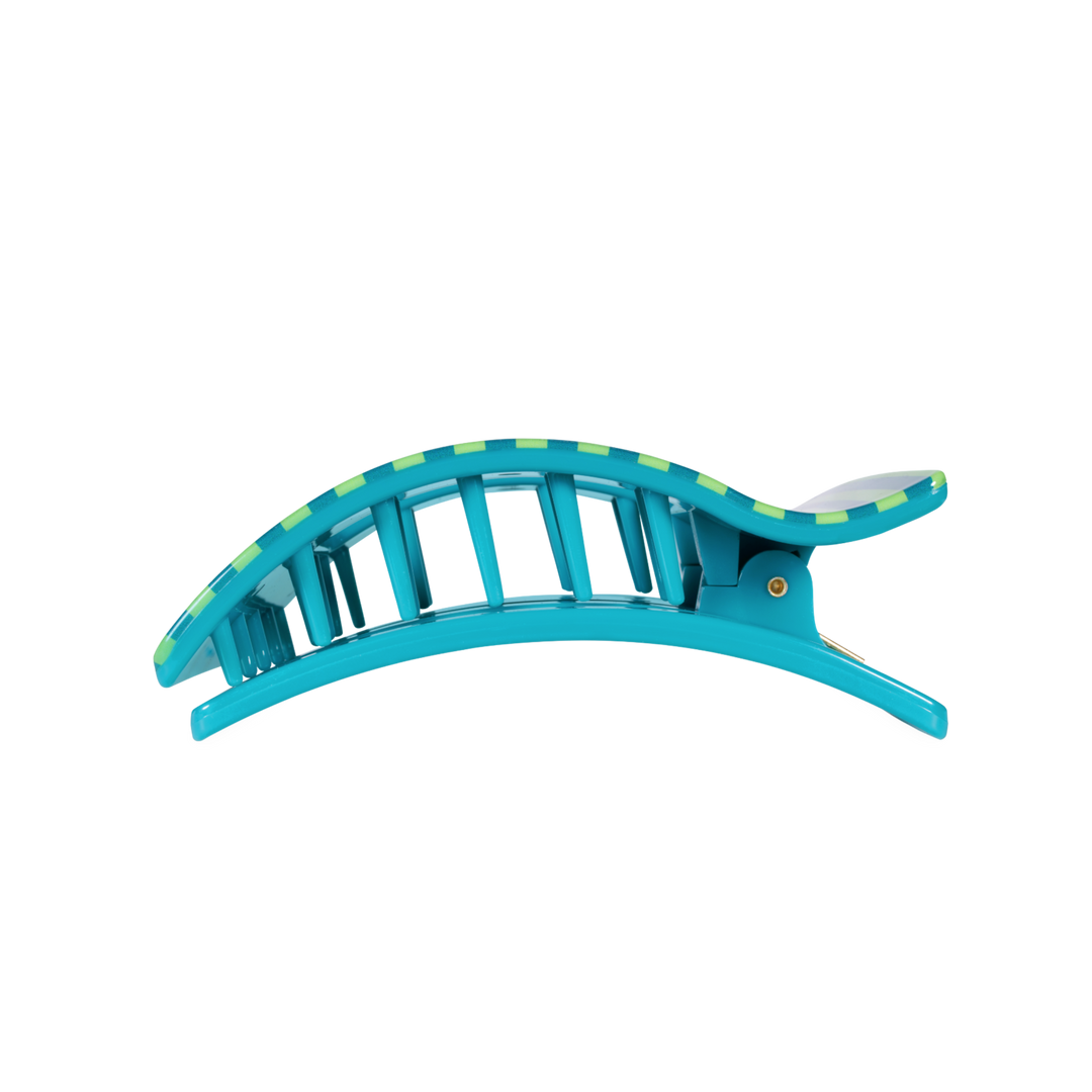 TELETIES - Cabana Cutie | Large | Flat Rectangle Hair Clip