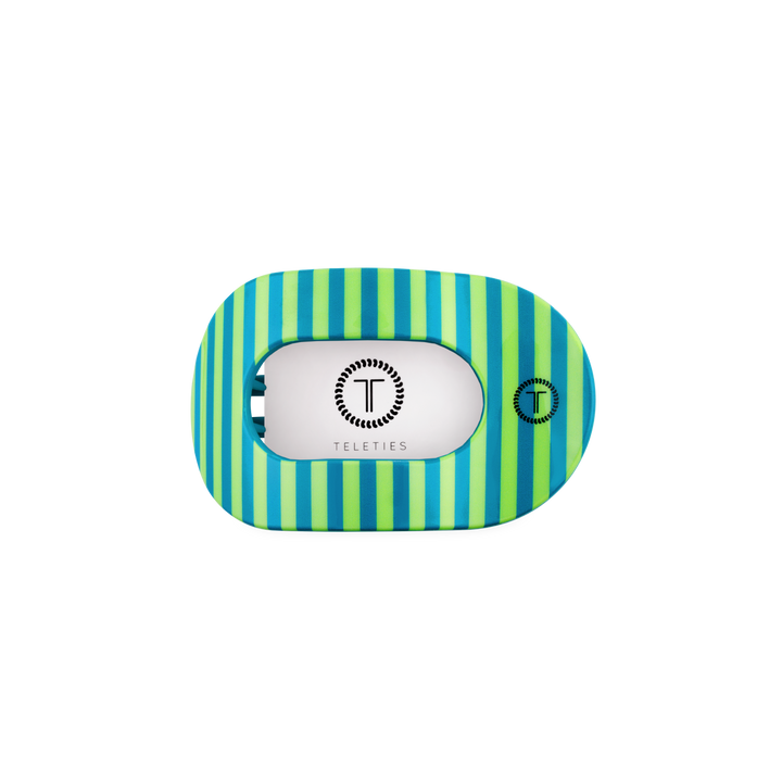 TELETIES - Cabana Cutie | Small | Flat Round Hair Clip