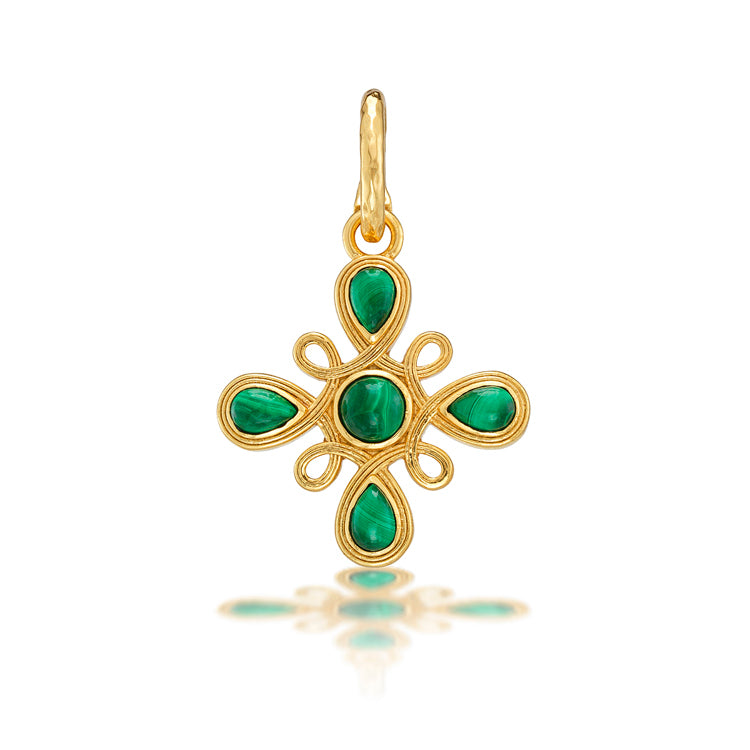 Monique Gem Pendant - Malachite