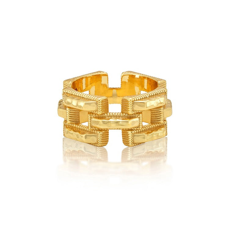 Pathway Ring, Size 7, Gold