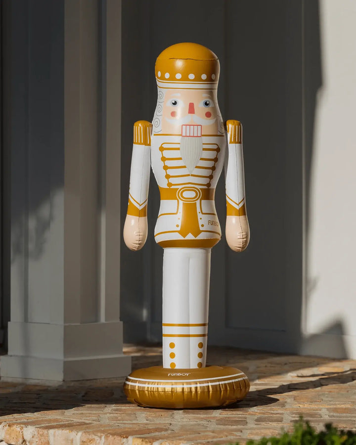FUNBOY Gold Inflatable Nutcracker - 3.5 ft
