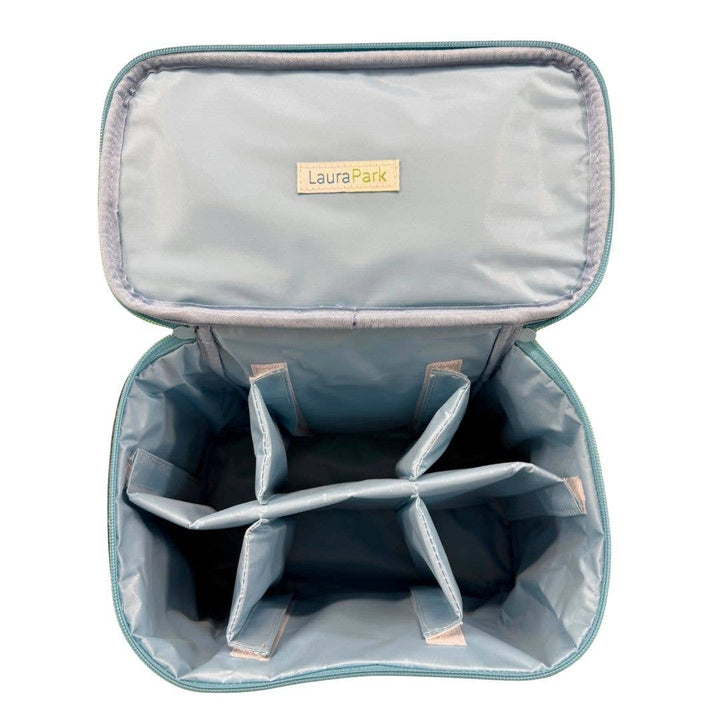 Laura Park Designs - Rosemary Indigo Train Case