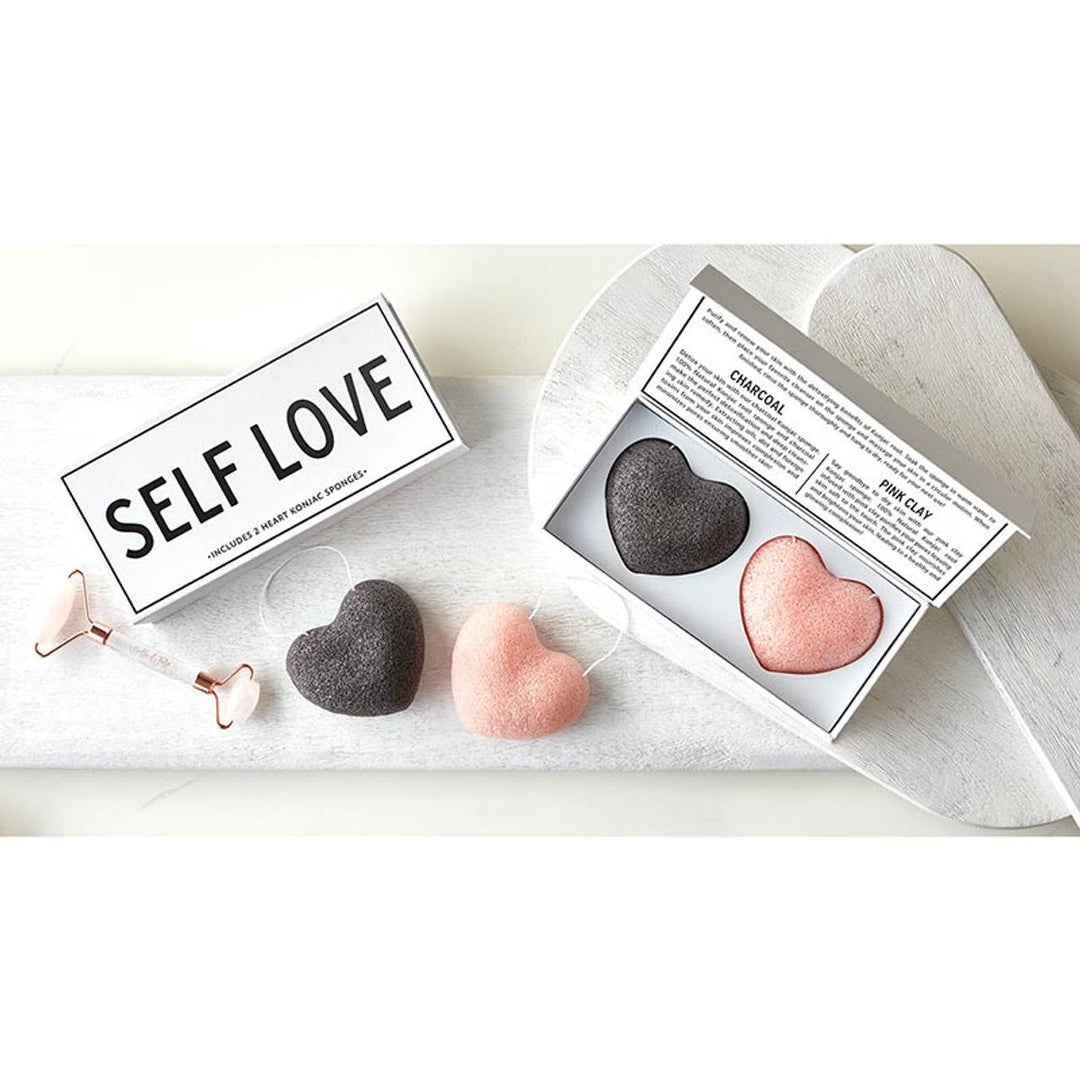 Bella Sleep + Spa - Heart Konjac Sponge - Self Love