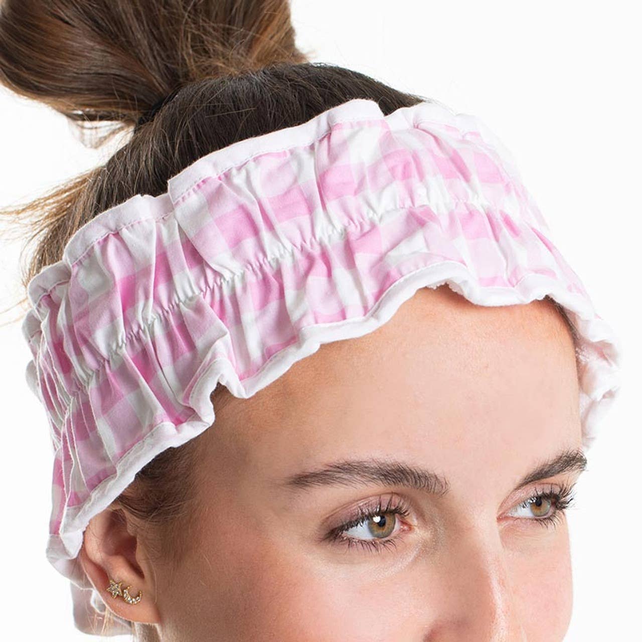 Bella Sleep + Spa - Spa Headband - Pink Gingham