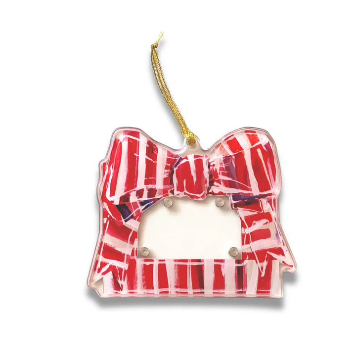 Bow Frame Ornament