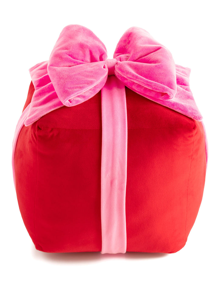 Shiraleah - GIFT BOX LARGE PILLOW, RED