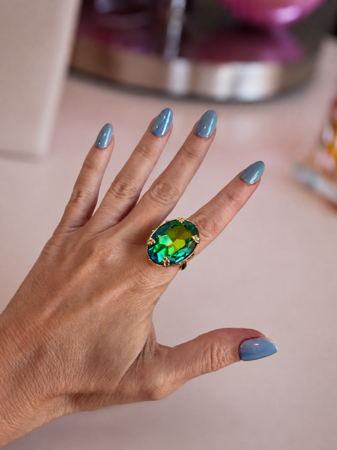 First Lady Adjustable Cocktail Ring in Sphinx