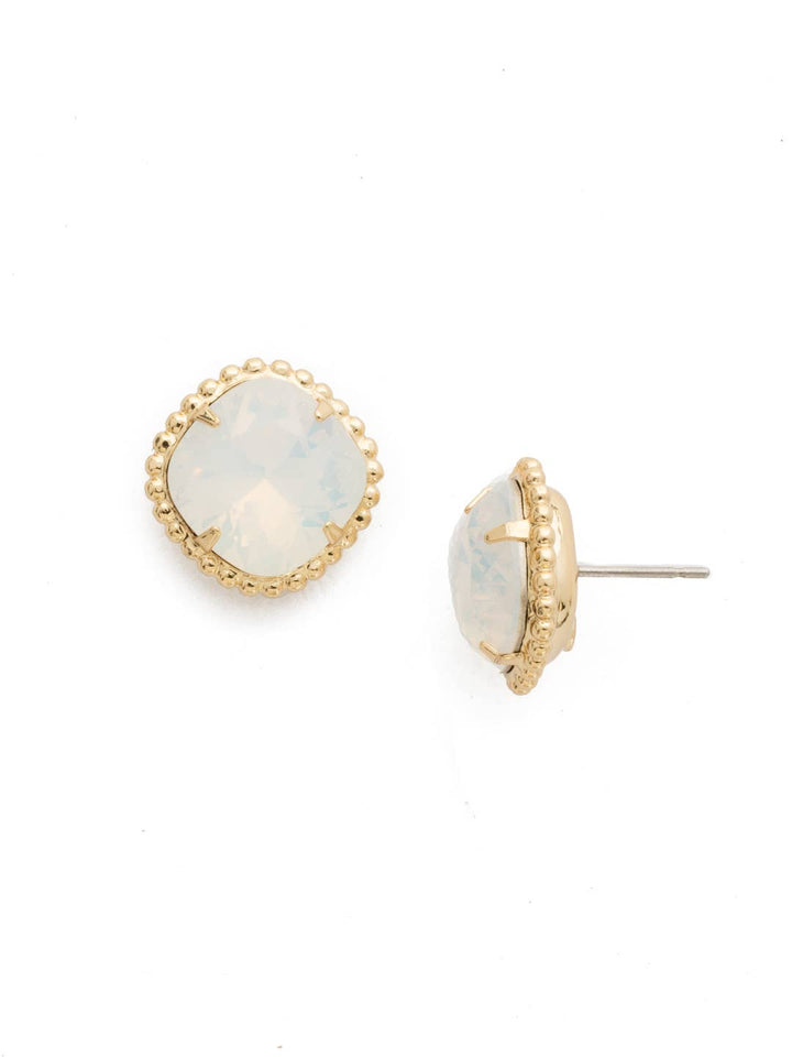 Sorrelli Cushion-Cut Solitaire Stud Earrings