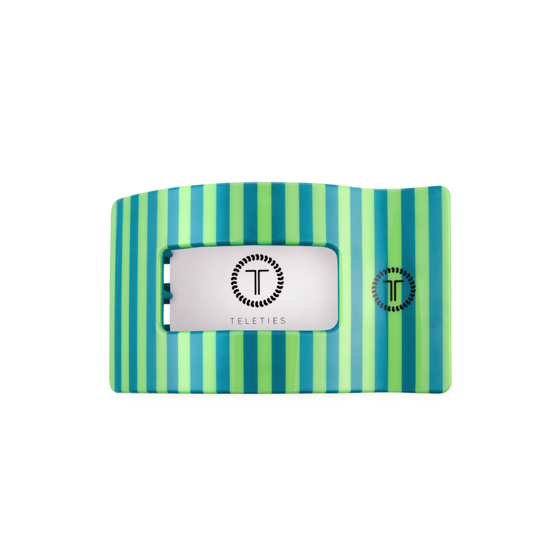 TELETIES - Cabana Cutie | Medium | Flat Rectangle Hair Clip