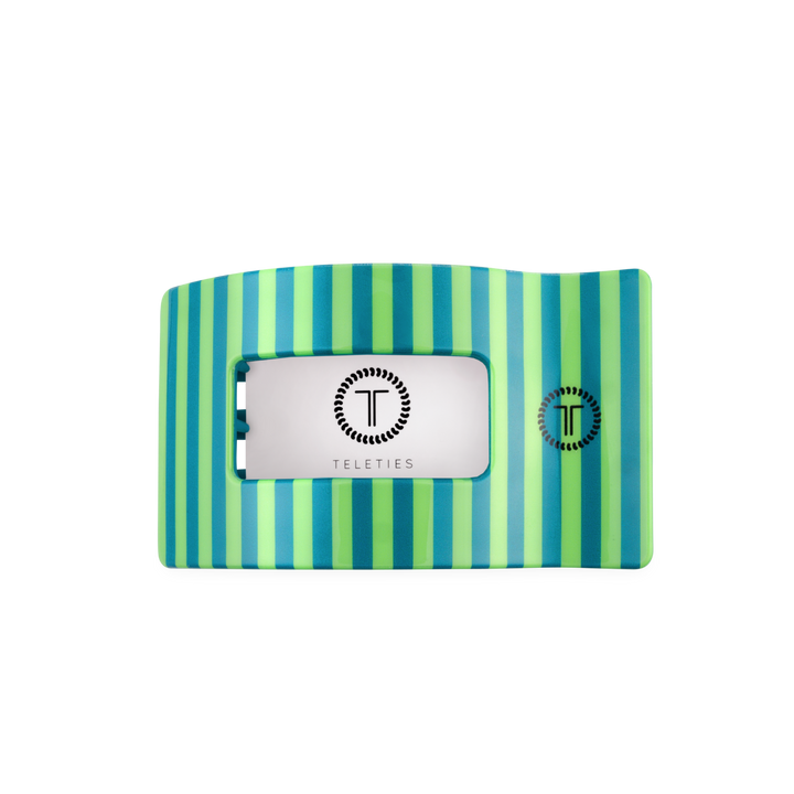 TELETIES - Cabana Cutie | Medium | Flat Rectangle Hair Clip