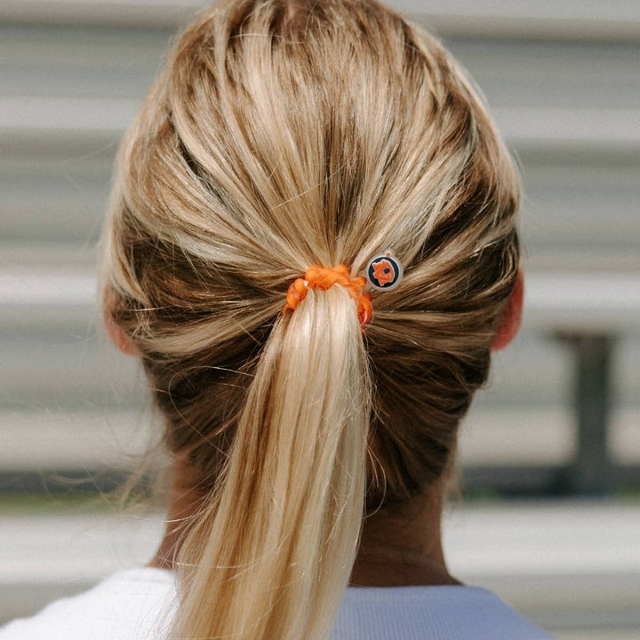 TELETIES - Spiral Hair Coils | Small | War Eagle! Hair Ties
