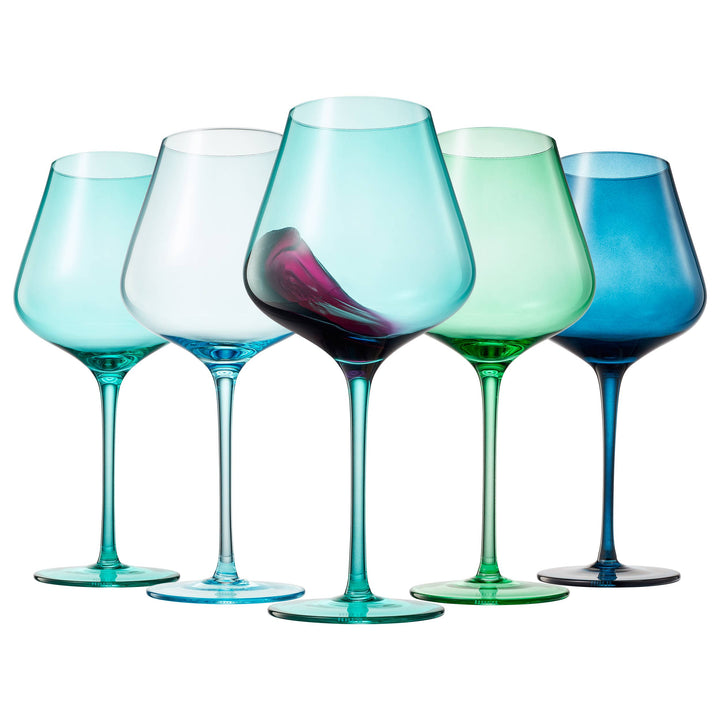 Beaches of Hawaii Wine Glassware | 5 Set
