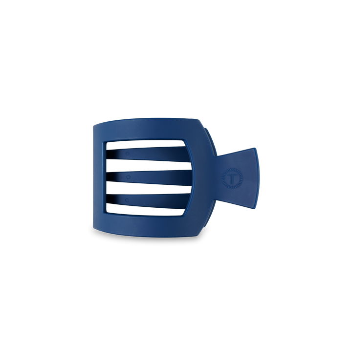 TELETIES - Square Flat Hair Clip | Small | Midnight Rain