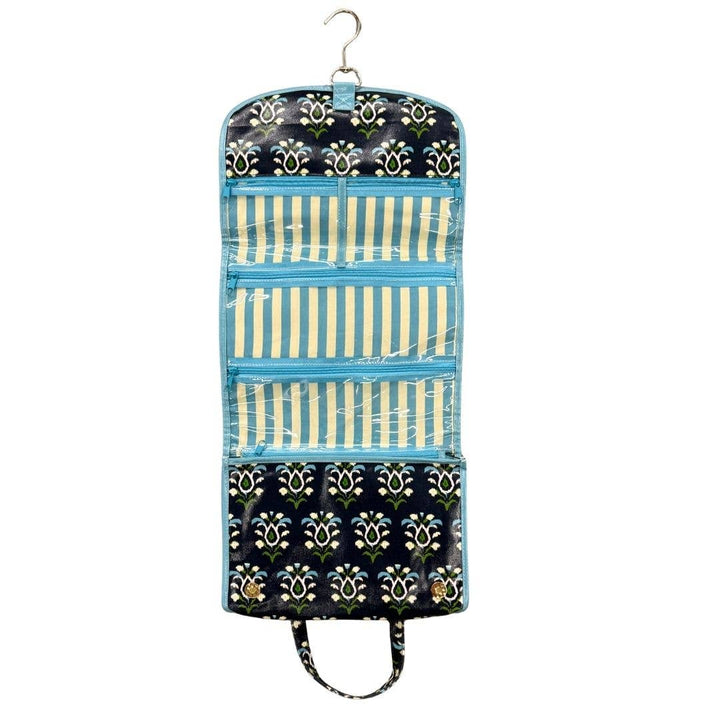Laura Park Designs - Rosemary Indigo Hanging Travel Case
