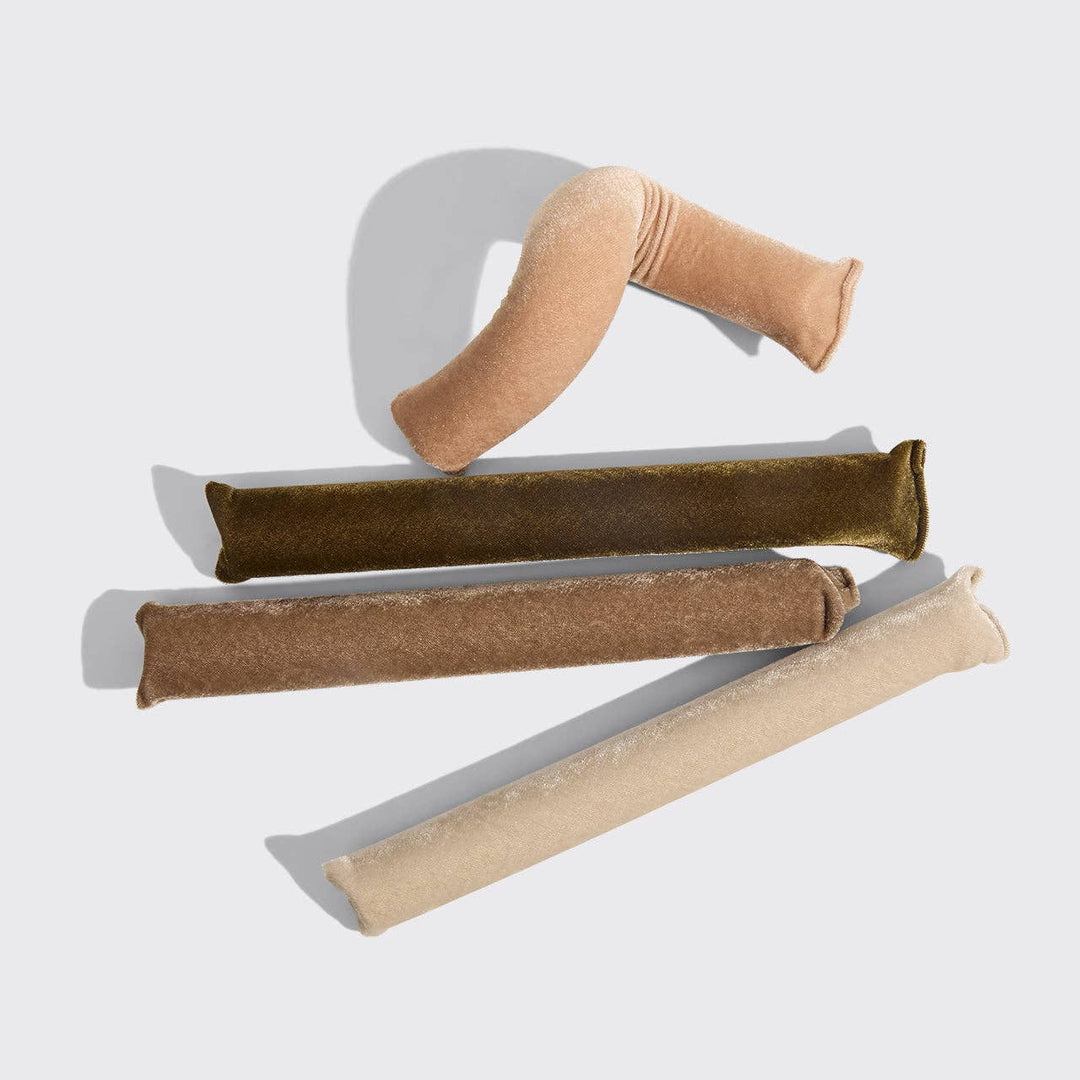 KITSCH Velvet XL Flexi Rods 4pc Set - Eucalyptus