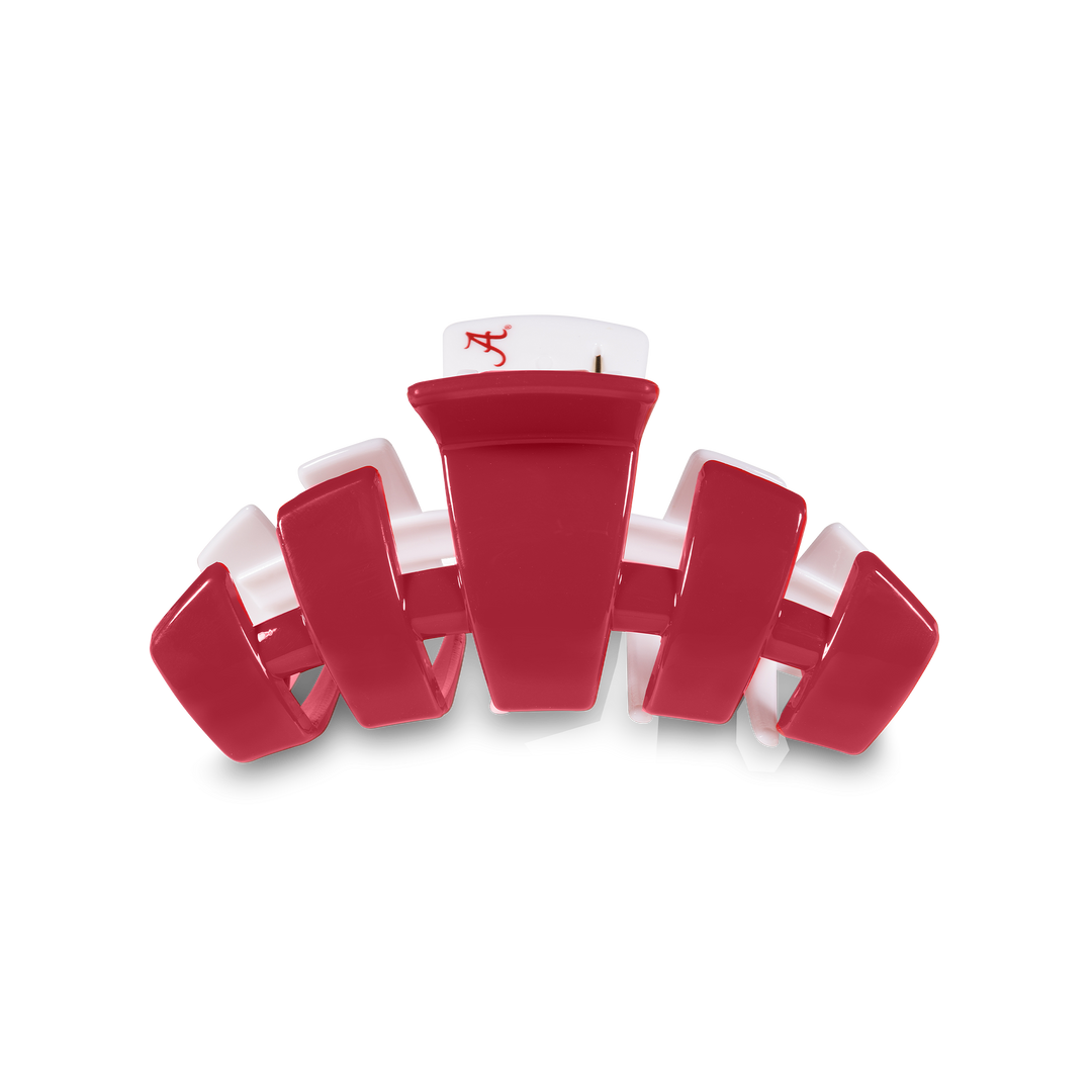 TELETIES - Classic College Hair Clip | Medium | Univ. of Alabama