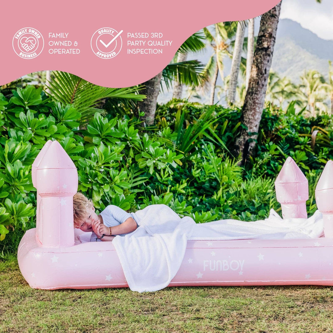 Pink Castle Sleepover Kids Air Mattress