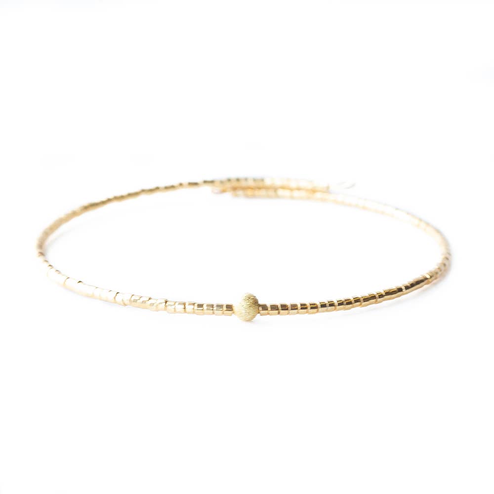 Lenny & Eva - Sprinkles Bangle-Gold