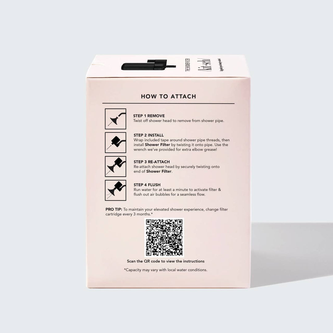 KITSCH The Shower Filter - Black