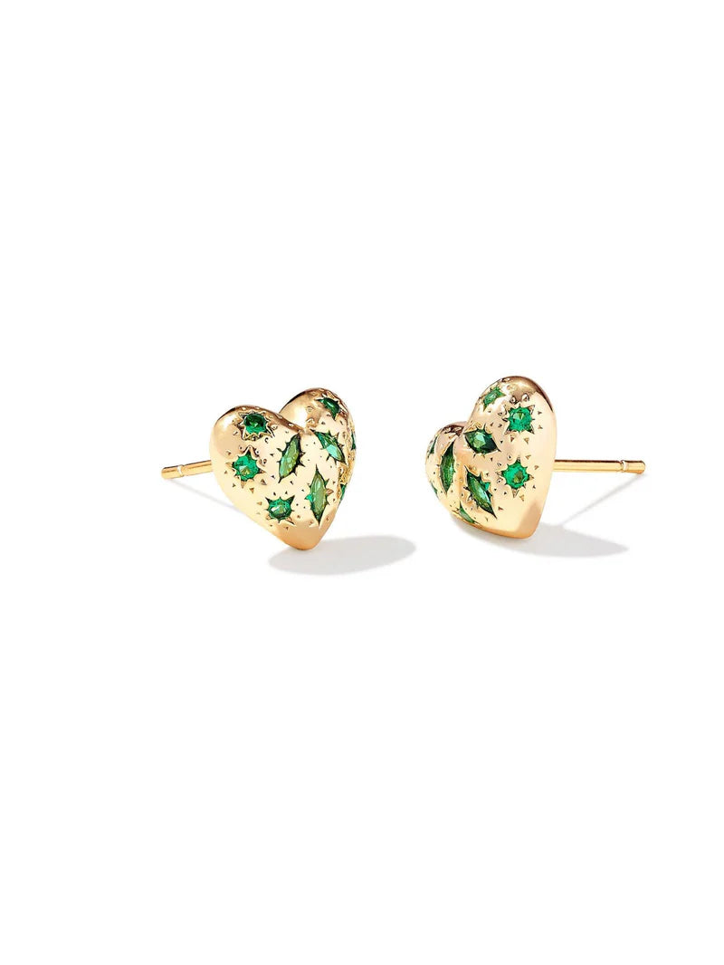 Holland Heart Stud Earrings