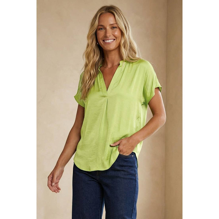 Drop Shoulder Regular Blouse