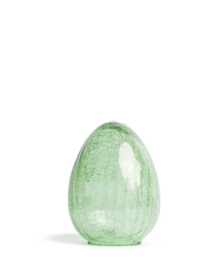 The Royal Standard - Amelia Glass Egg   Light Green   6x8