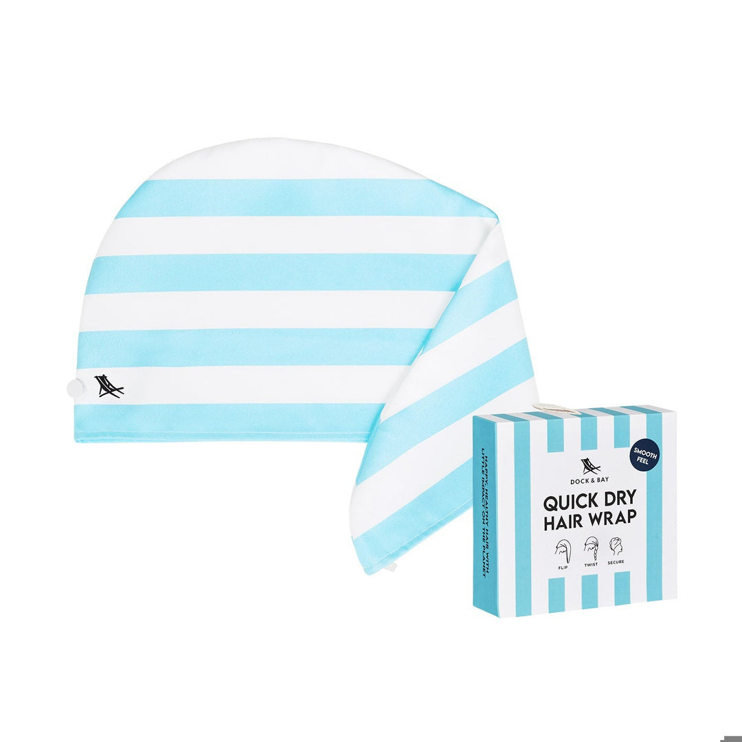 Dock & Bay Hair Wrap - Tulum Blue