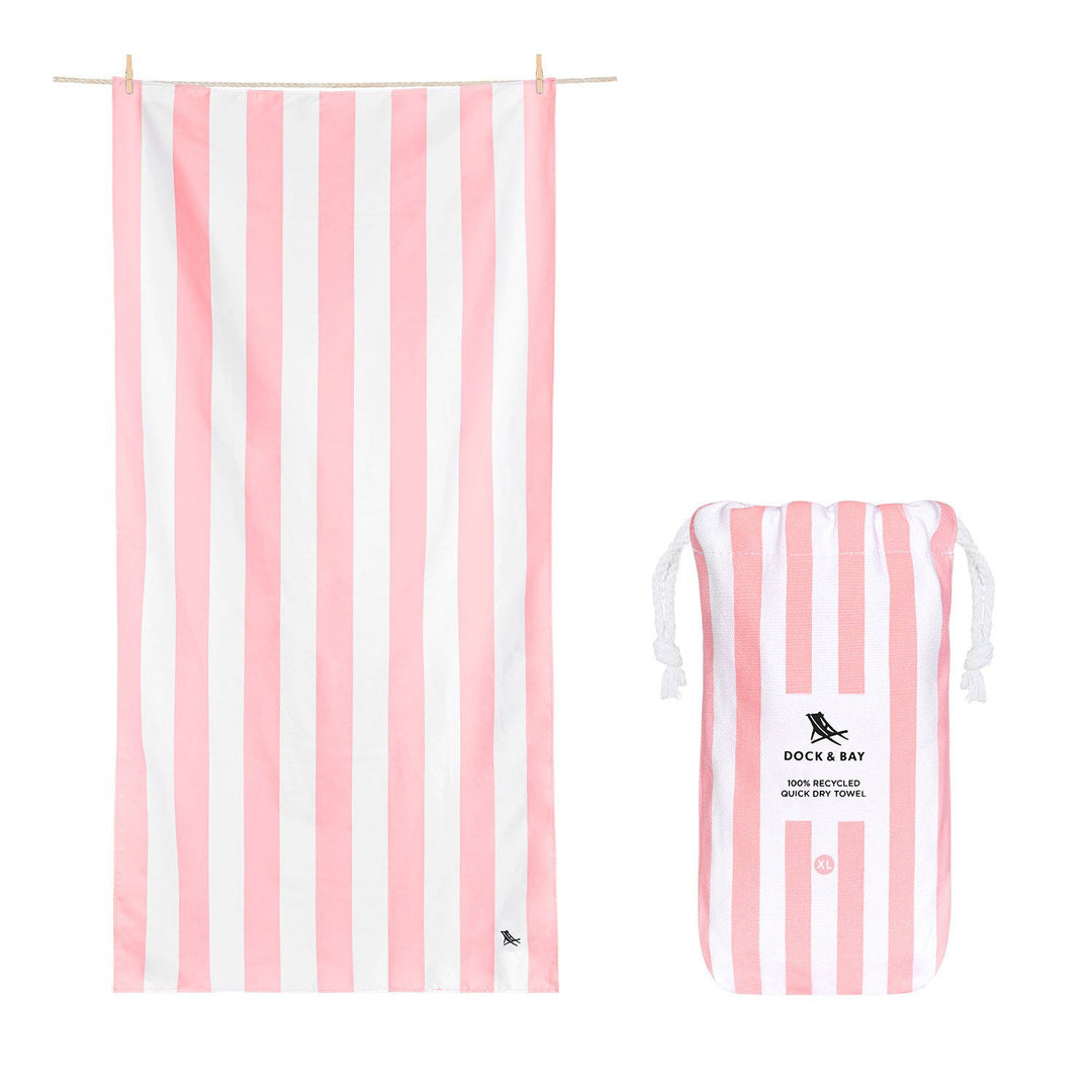 Striped Sand Free Beach & Travel Towel | Malibu Pi