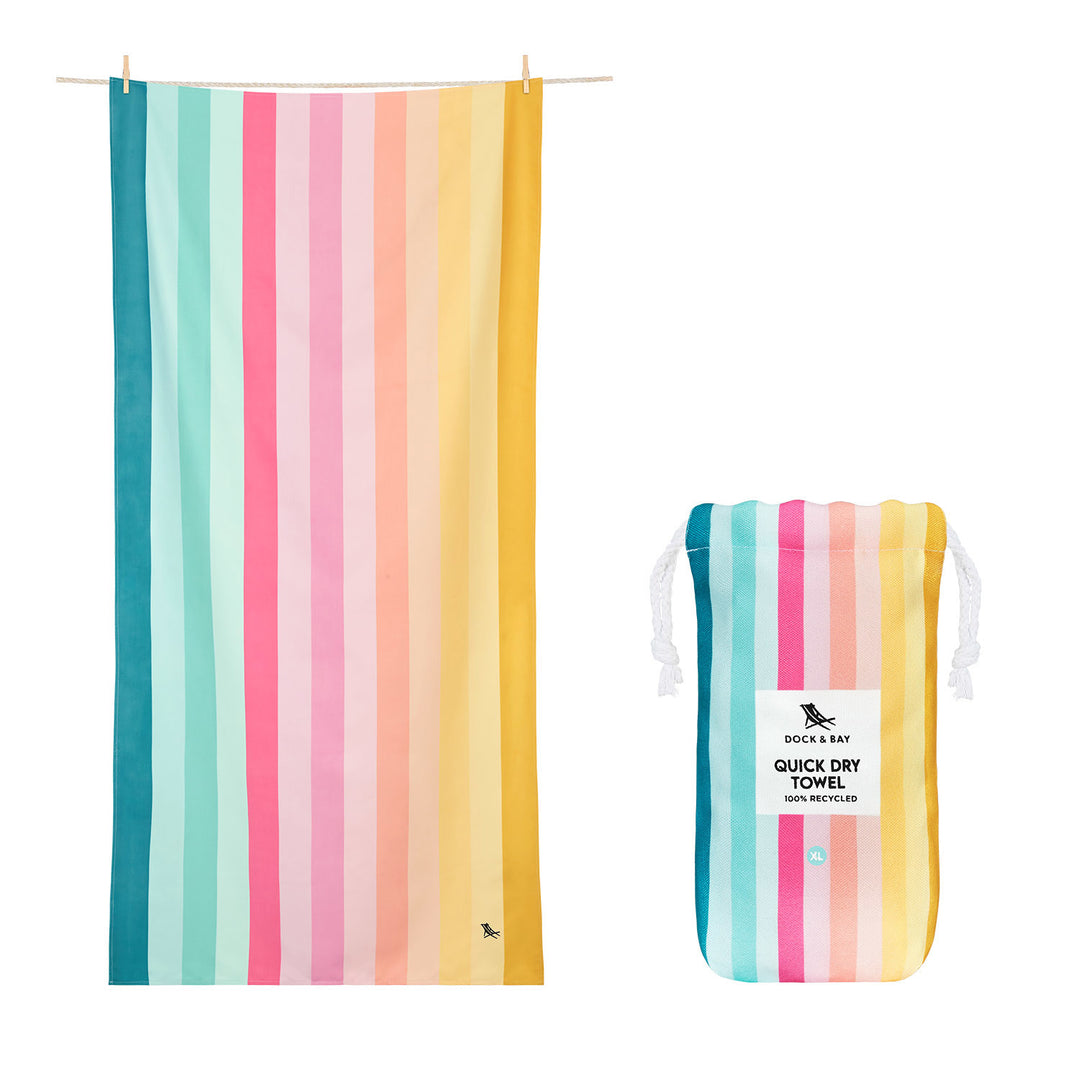 Dock & Bay Quick Dry Towel - Coastal Candy
