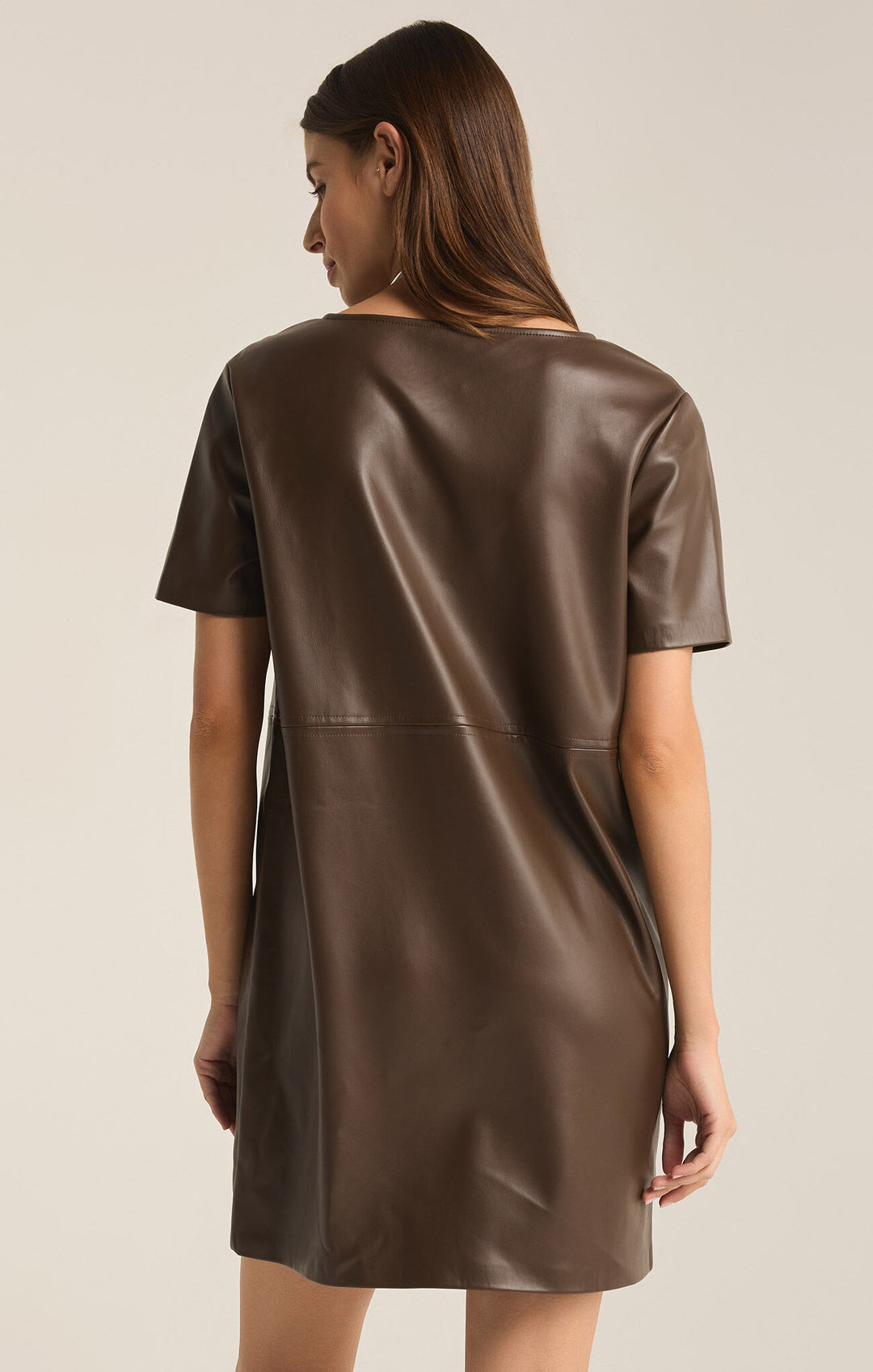 Z Supply London Faux Leather Dress