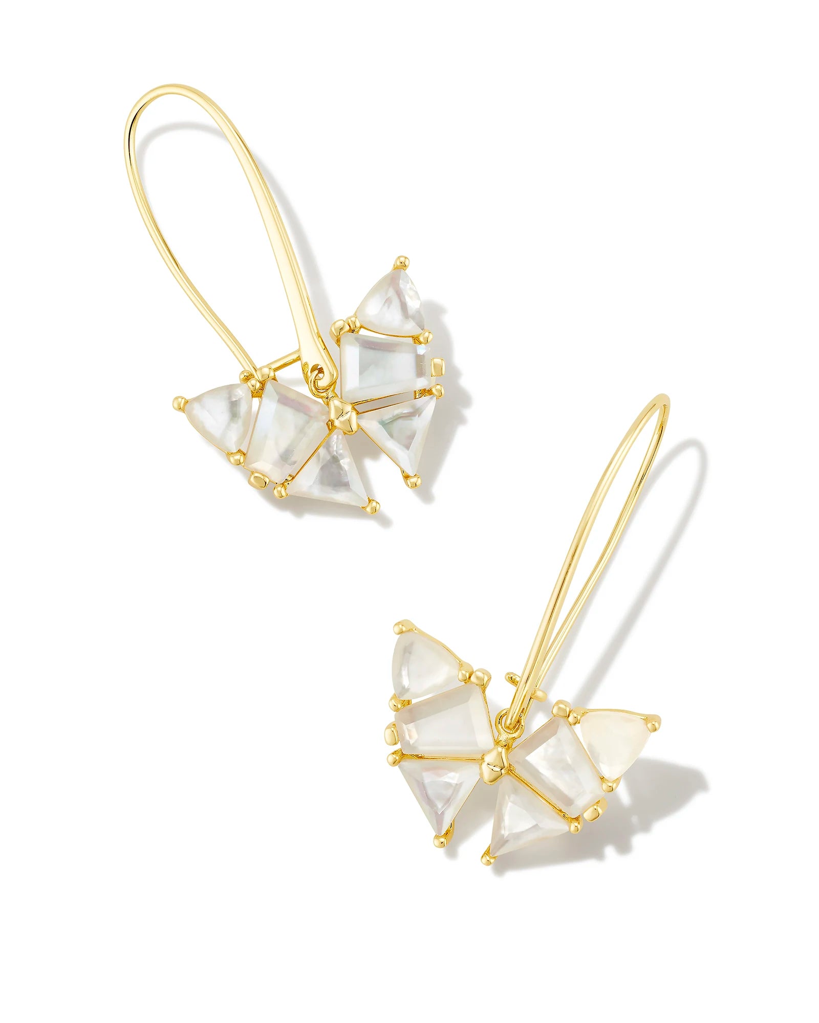 Blaire Gold Butterfly Drop Earrings
