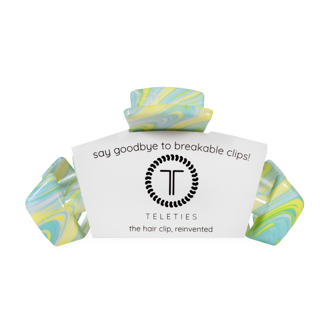 TELETIES - Classic | By the Sea Shore | Large Hair Clip