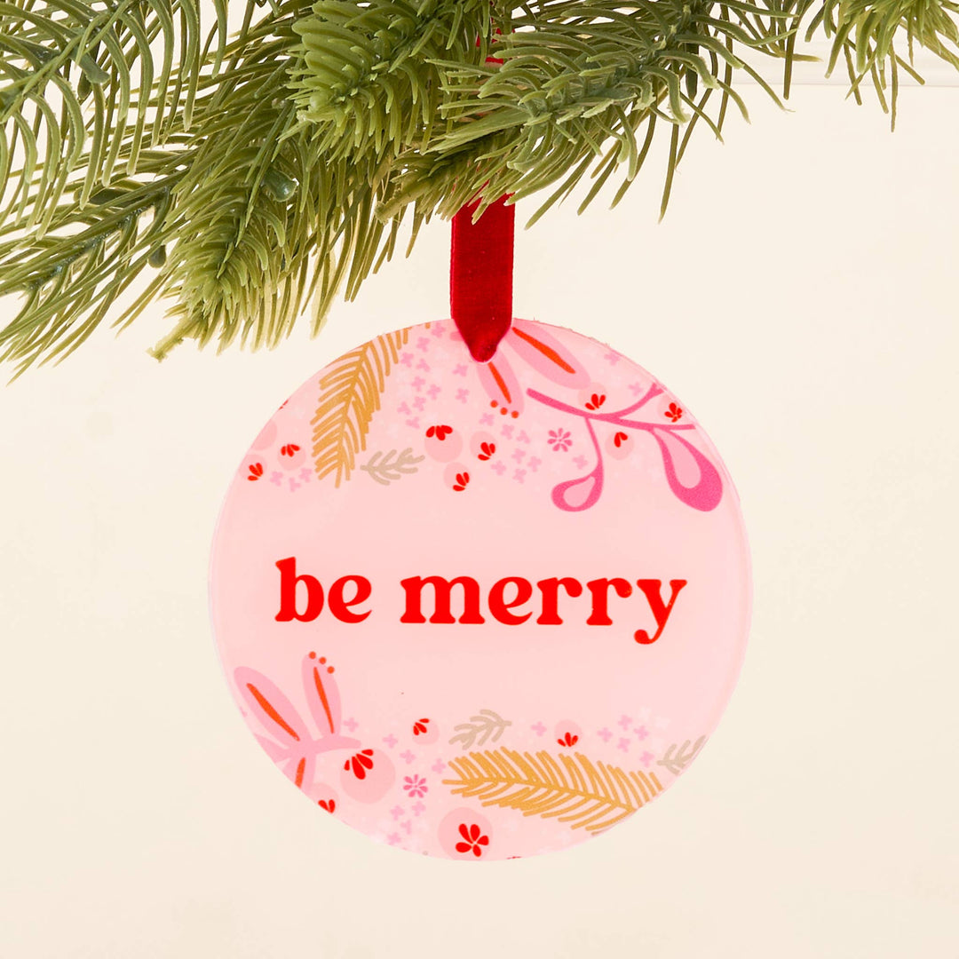 The Darling Effect - Tree Ornament-Be Merry