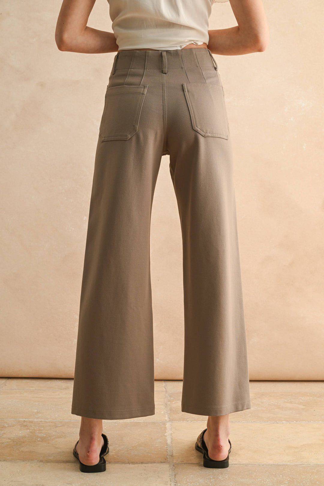 2 Pockets Ponte Pants