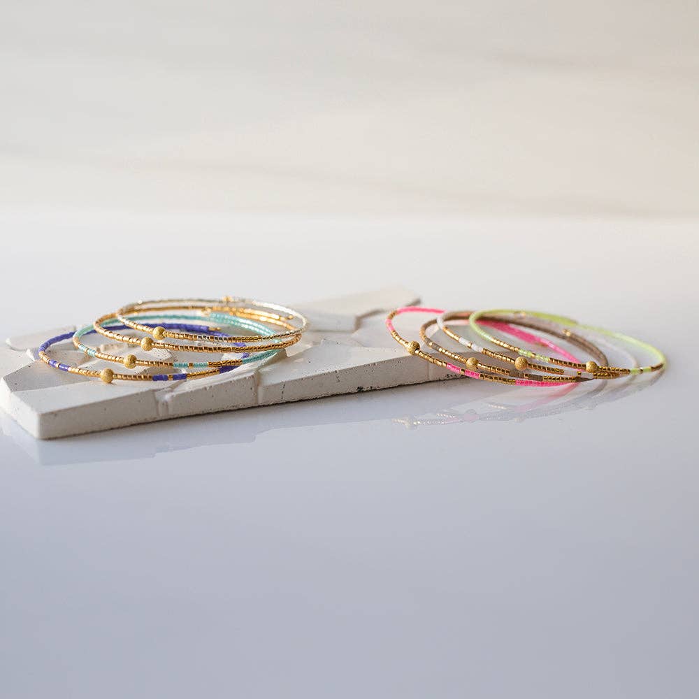 Lenny & Eva - Sprinkles Bangle-Gold