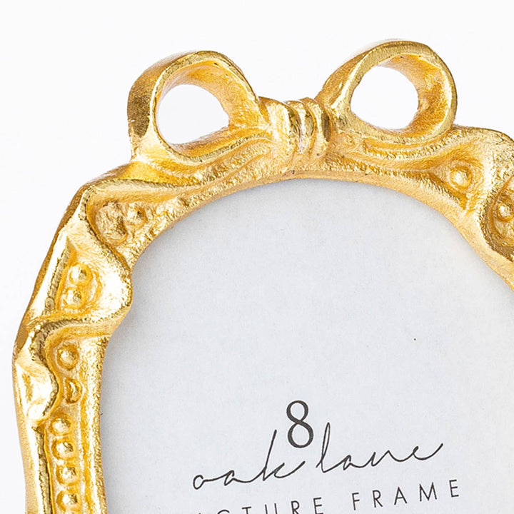 Gold Ribbon 5x7 Picture Frame