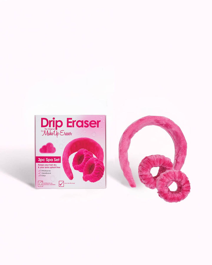 MakeUp Eraser Drip Eraser Spa Gift Set | Pink