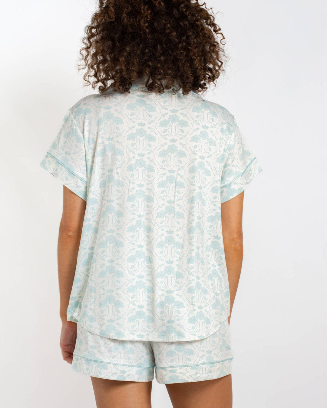 Royal Turnbridge Short Sleeve Button Up Sleep Shirt