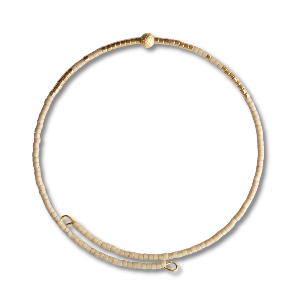 Lenny & Eva - Sprinkles Bangle-Latte