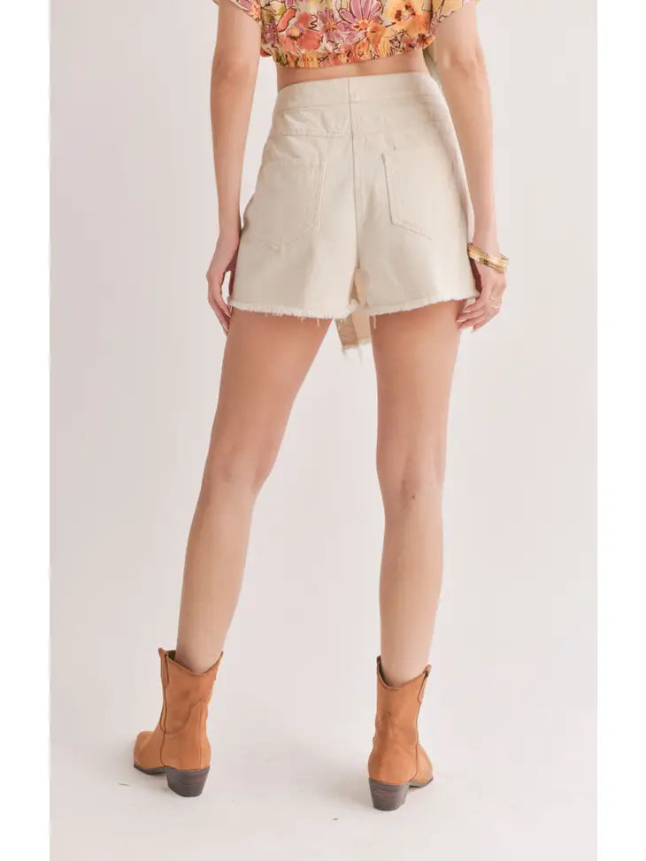 Gia Asymmetrical Denim Skort