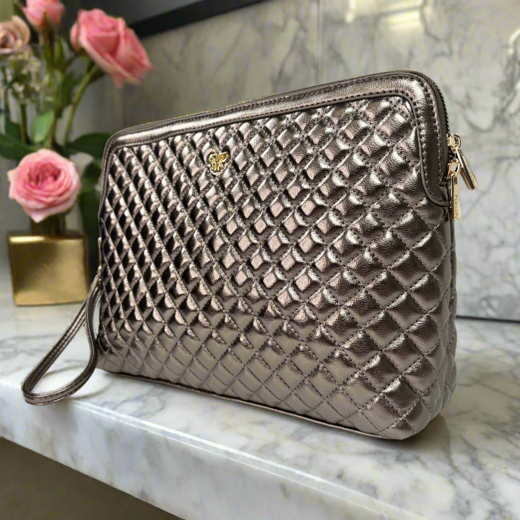 PurseN Litt Makeup Case - Bronze