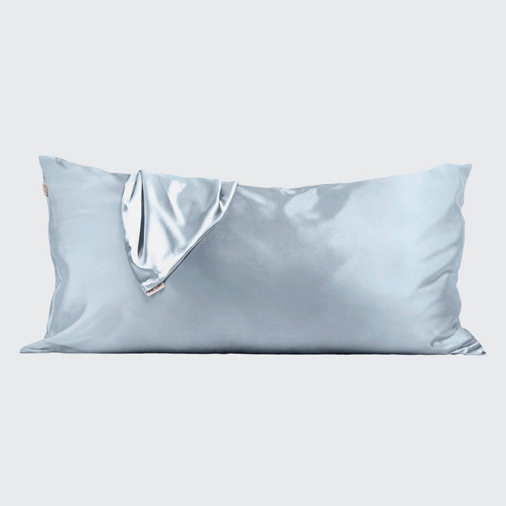 KITSCH - King Satin Pillowcase - Haze Blue