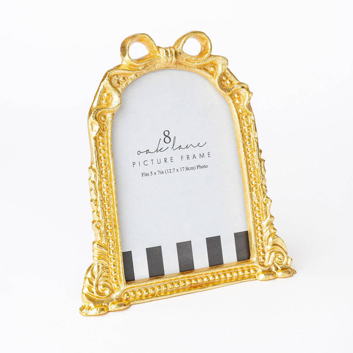 Gold Ribbon 5x7 Picture Frame